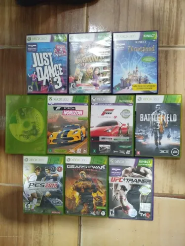 Jogos de diversos consoles como Playstation 2, 3, 4 e 5, Wii U e Xbox 360
