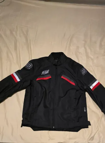 Jaqueta Asw 365 Impermeável Masculina Preto Vermelho