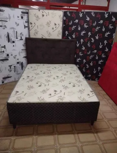 CAMA CASAL CONJUGADA COM COLCHÃO ACOPLADO+ CABECEIRA FRETE GRÁTIS