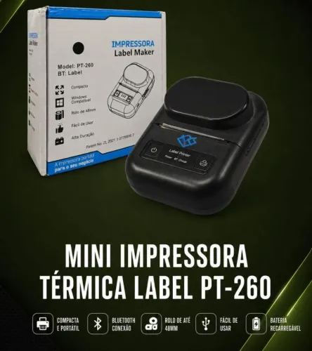 Mini Empressora Térmica Label.