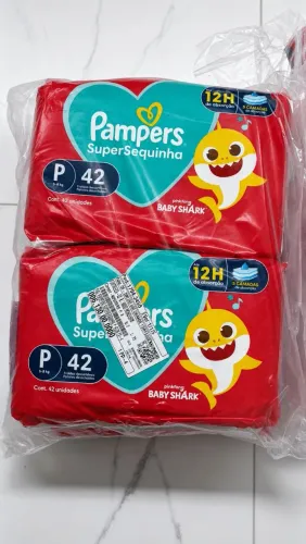 Fraldas Pampers 42R$, veja na descrição abaixo