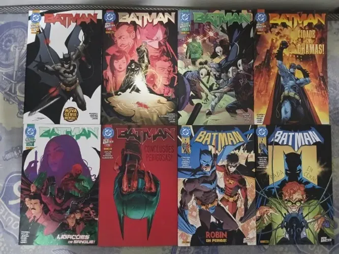 HQs Mensais do Batman Fase do Chip Zdarsky e Matt Fraction (8 edições)