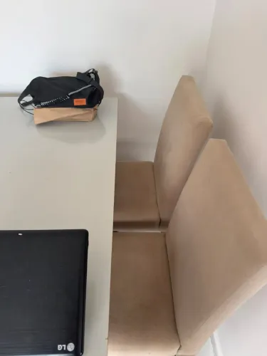 MESA EM MDF BRANCA 