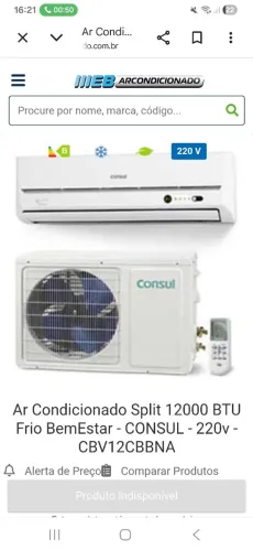 Ar condicionado Consul