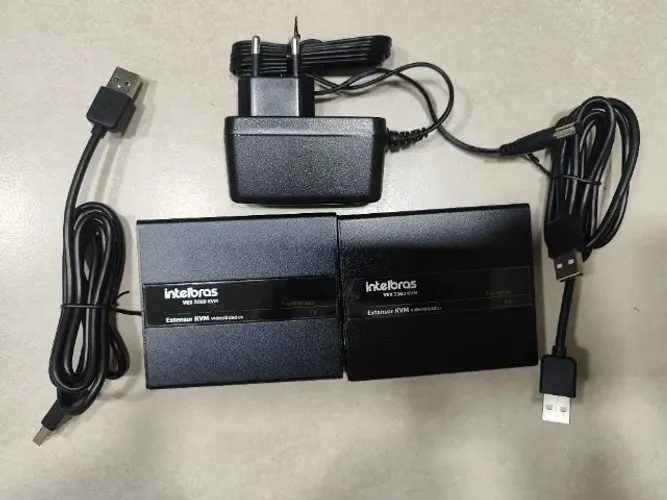 Extensor KVM Vídeo e Dados Até 60 Metros VEX 3060 KVM Intelbras