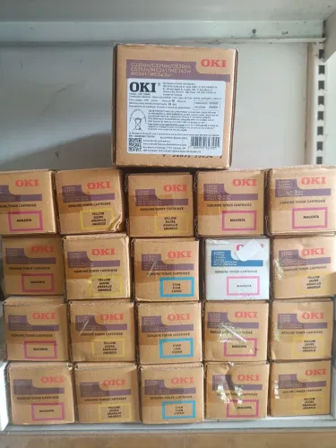 Toner okidata c330/331dn/c530/531dn lacrados originais CMYK