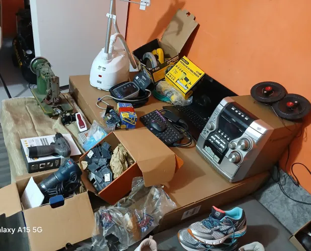 LOTE? equipamentos elétricos e bateria