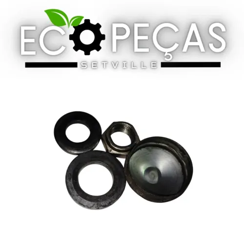 Kit Porca Arroelas Tampinha Do Rolamento Fiat Siena 2003