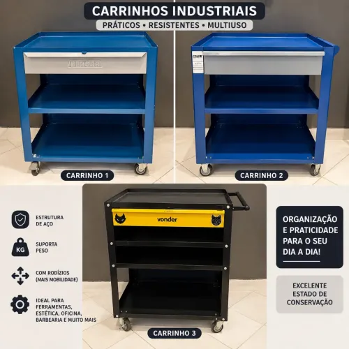 Carrinho Auxiliar Industrial