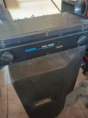Potencia amplificador para som