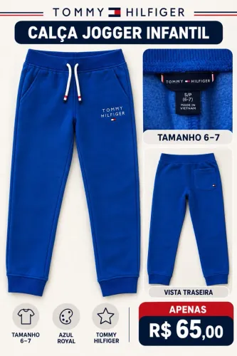 CALÇA JOGGER INFANTIL TOMMY HILFIGER