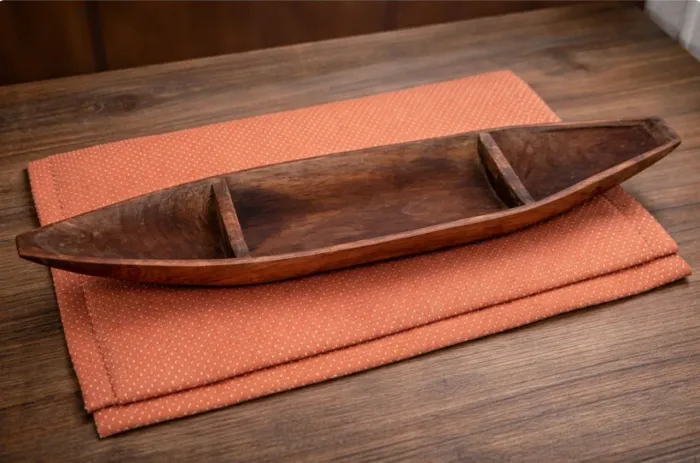 Canoa em madeira 57cm