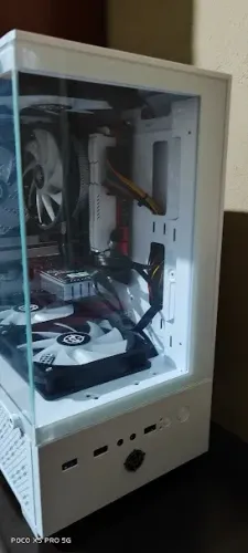 Pc Gamer Branco Xeon 1230 ( i7 3770 ) 16G Ram SSD 240G Novo na Caixa
