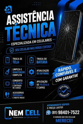 Assistência técnica Nem Cell