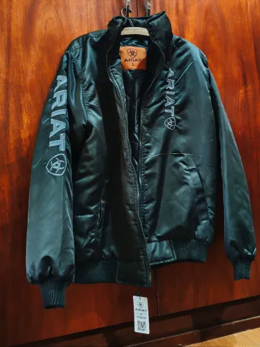 Jaqueta ARIAT Country Preta - Nova <br>