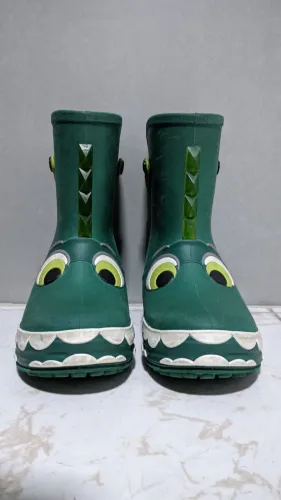 Galocha Infantil Plugt Acqua Jacaré Verde