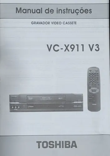 Vídeo Cassete Toshiba VC-X911 V3