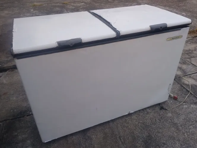 Freezer horizontal ENTREGO 420 litros dupla função gelando muito e congelando 110v