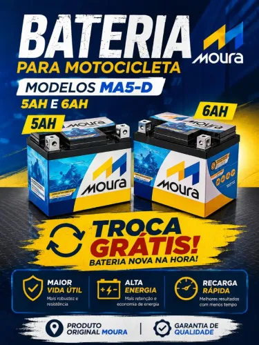 Baterias de Motos novas Troca Grátis