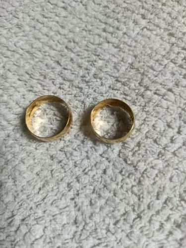 Par alianças ouro 18k