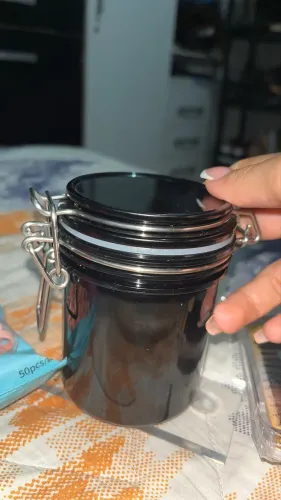 Pote de armazenamento de cola alta vedação
