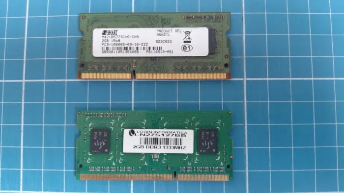 Memoria DDR3 Notebook: 2x 2GB