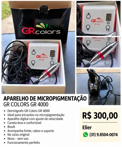 Dermografo da Marca GR Pigmentação