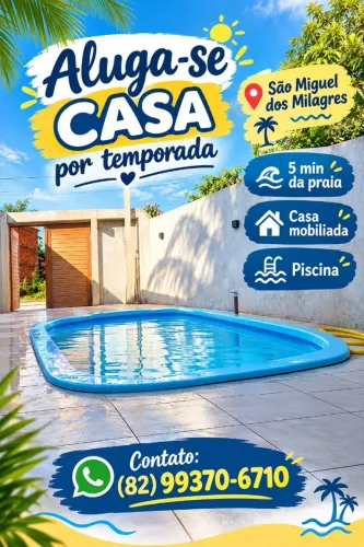 Casa em São Miguel dos milagres