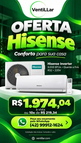 Ar condicionado split inverter 