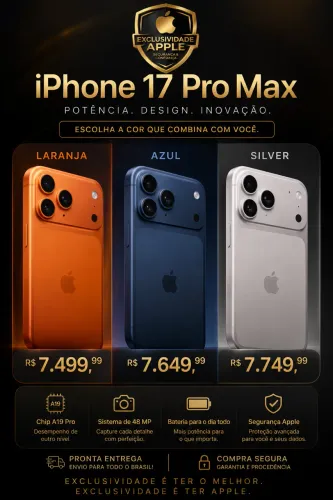 iPhone 17 Pro Max 256gb PRONTA ENTREGA!!