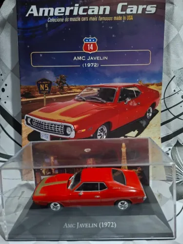 Miniatura AMC Javelin 1972 1/43 edição colecionador