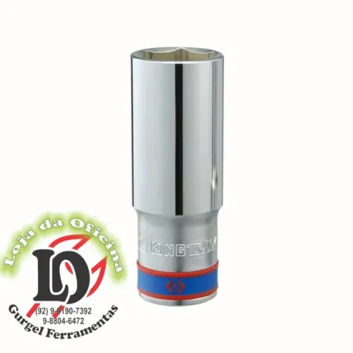 Soquete Sextavado Longo 22mm - 3/4 - King Tony-KT623522M