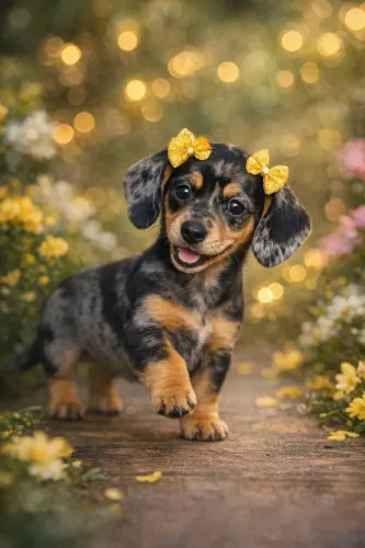 Lindinha Daschound fêmea Alerquim! Mini