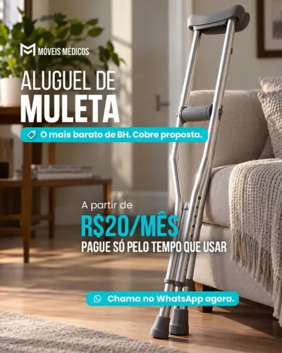 ALUGUEL DE MULETA R$20,00 POR MÊS