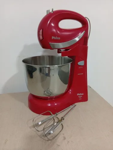 Batedeira Philco Paris Inox - Vermelha 350W