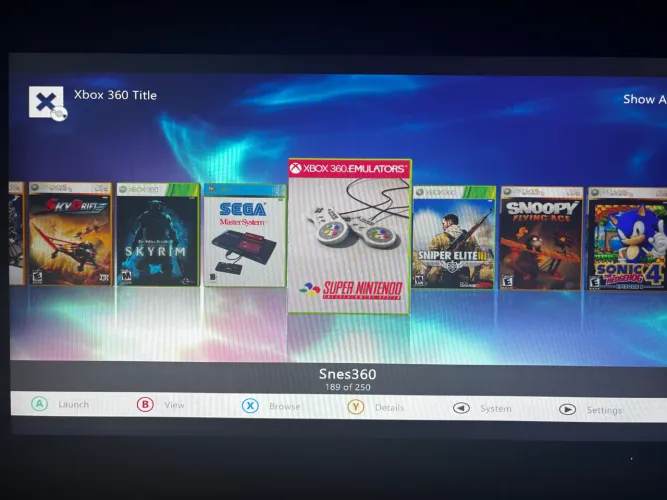 Xbox 360 + 250 Jogos