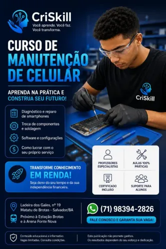 Cursos Profissionalizantes e de Capacitação - Certificado Incluso