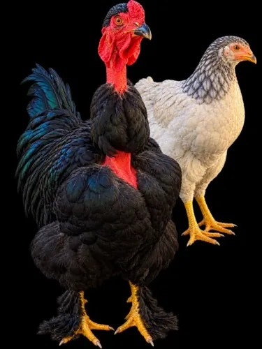 OVOS DE GALINHA BHAMA DARK PESCOÇO PELADO BLACK