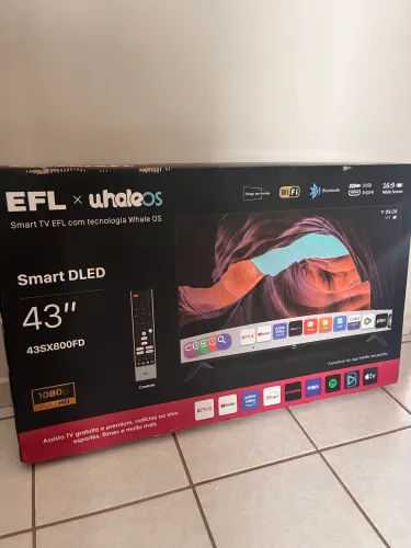Smart TV 43? na caixa 