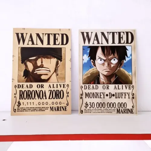 Plaquinhas Decorativas One Piece