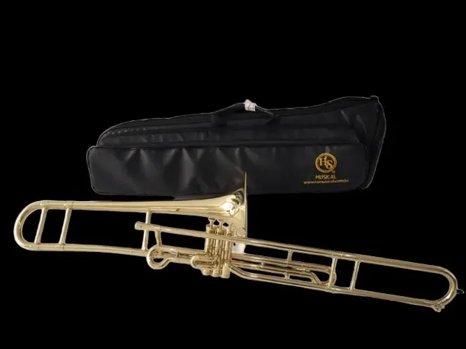 Trombone HS Musical TBV Sib - Laqueado - NOVO R$ 9900,00 - Aceito trocas - Parcelo 21x