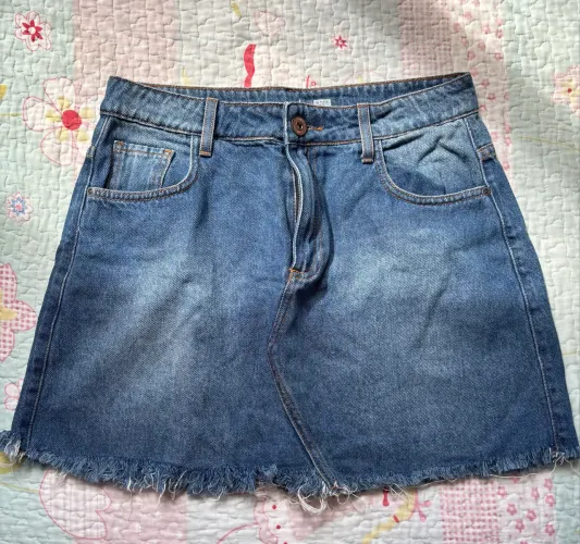 Saia jeans