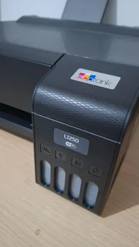 Impressora Epson EcoTank L1250 Wi-Fi - Tanque de Tinta - R$ 600