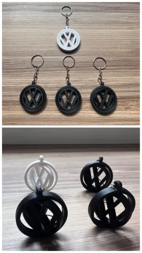 Chaveiro giratório VW