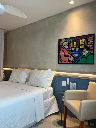 Flat no Ritz Suites - Beira Mar | Porteira Fechada