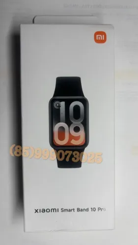 Xiaomi Mi Band 10 Pró GPS e tela Amoled novo lacrado