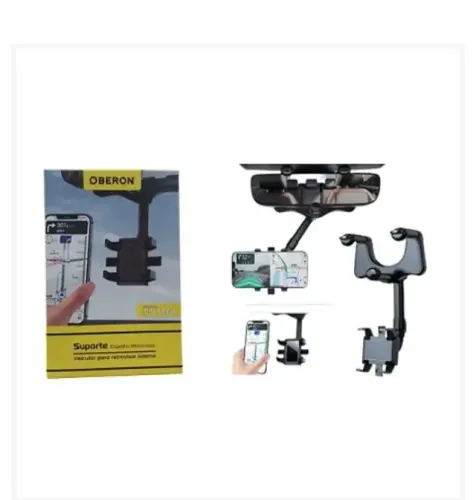 Suporte Veicular Retrovisor 360° Oberon Or-sp08 *ENTREGA GRÁTIS*