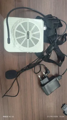 Microfone com auto falante