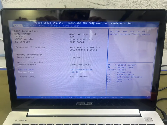 Notebook Asus S400 com SSD de 240Gb