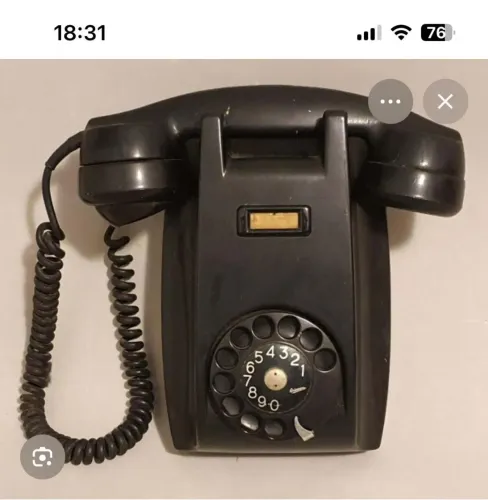 Telefone de parede Ericsson - 1950 - Relíquia